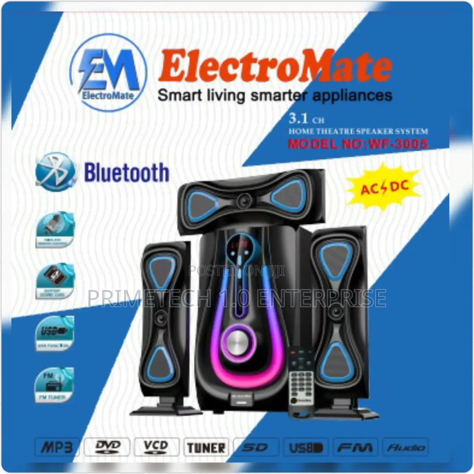 Electromate Home Theatre Code 3005