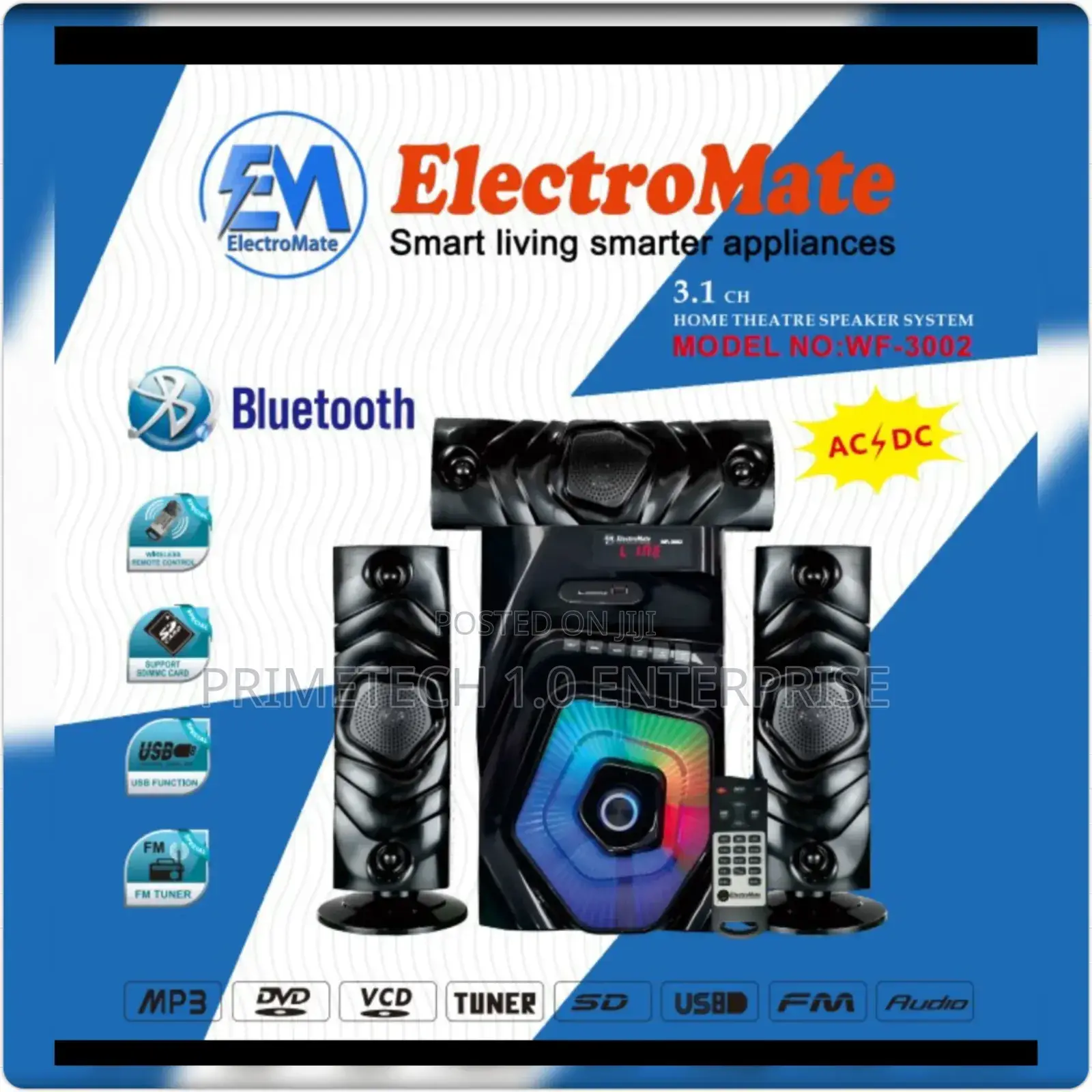 Electromate Home Theatre Code 3002