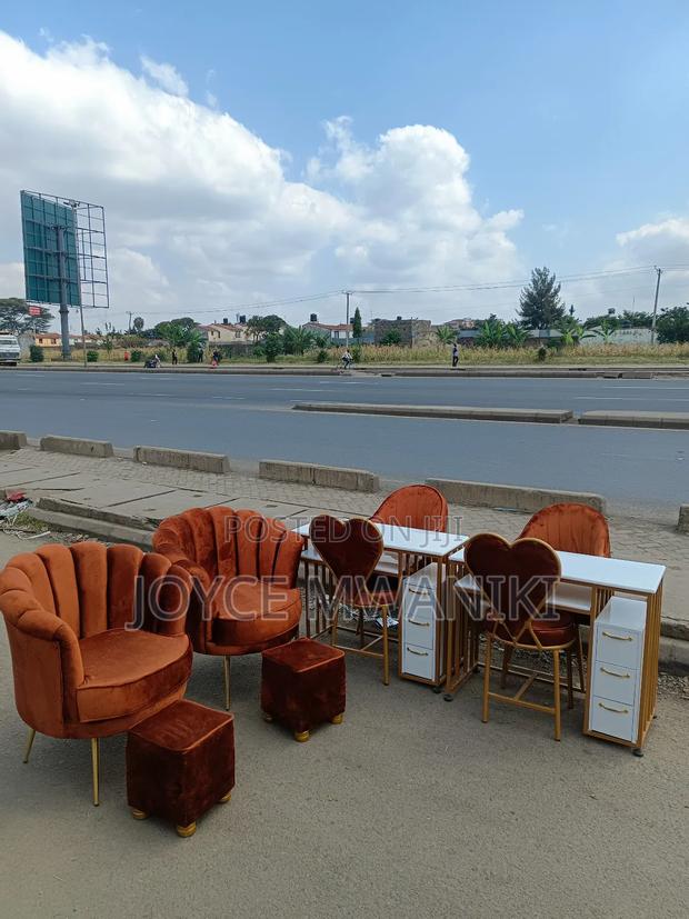 2 Pedicure Sets and 2 Manicure Sets, Burnt Orange - thumbnail 3