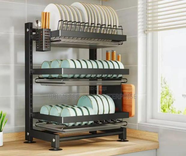 3 Layer Dishrack Black Advanced Original Legit Size - main view
