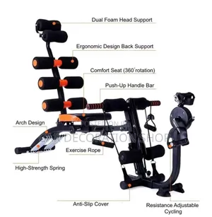 Six Pack Exercise Machine With Pedal
