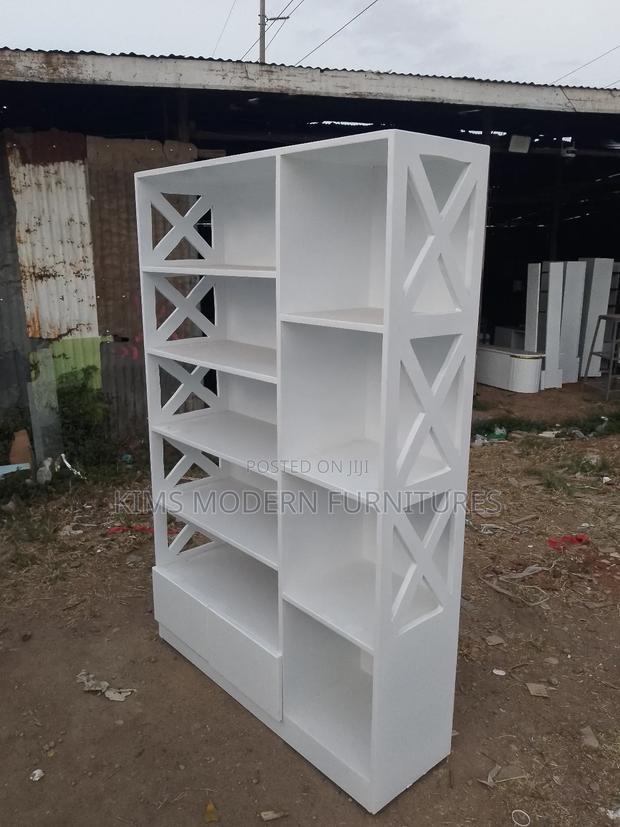 Shoe Rack White Bag Storage With Drawers - main view