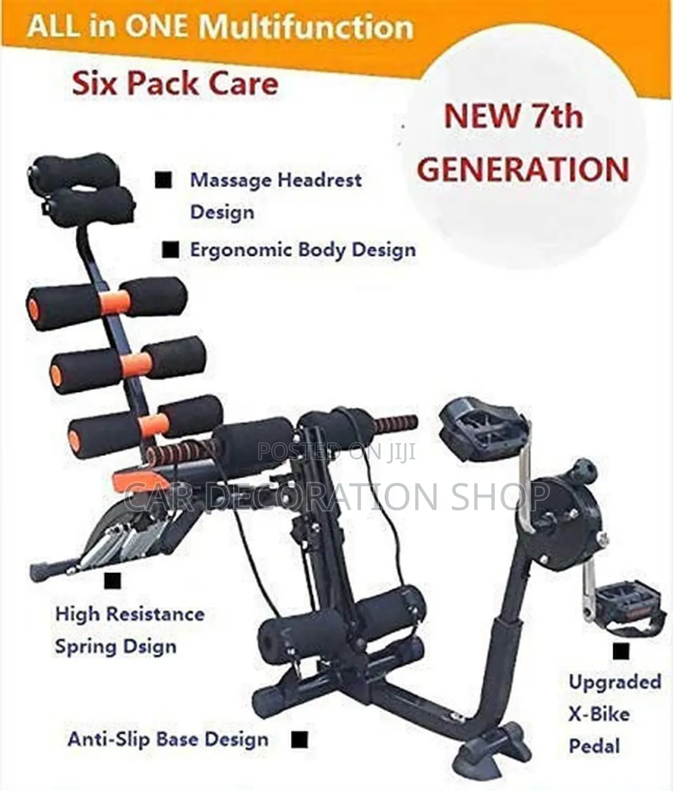 Ab Abdominal Trainer Sit Up Six Pack Bench