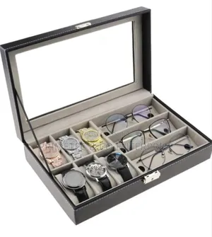 Portable Watch + Glasses Organizer