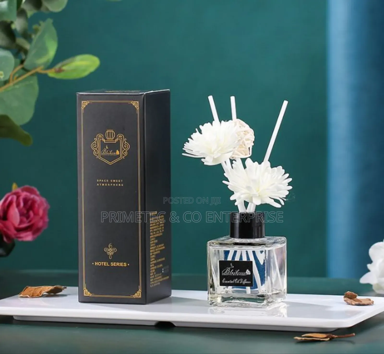 *Reed Diffuser With 50ml Long Lasting Essential Oil.