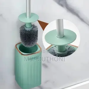 Wall Mounted High Quality Toilet Cleaning Brush Set W/Holder