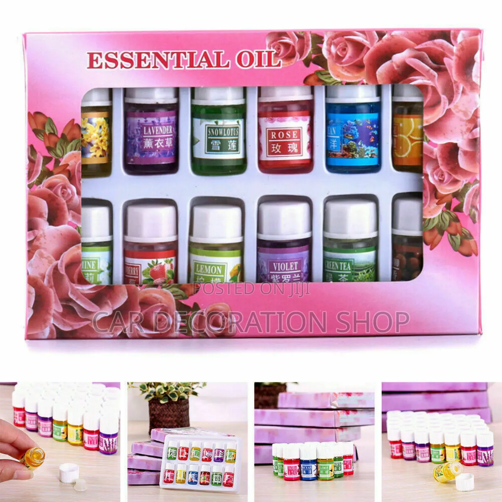 12pc Assorted Aromatherapy Essential Oils (3ml