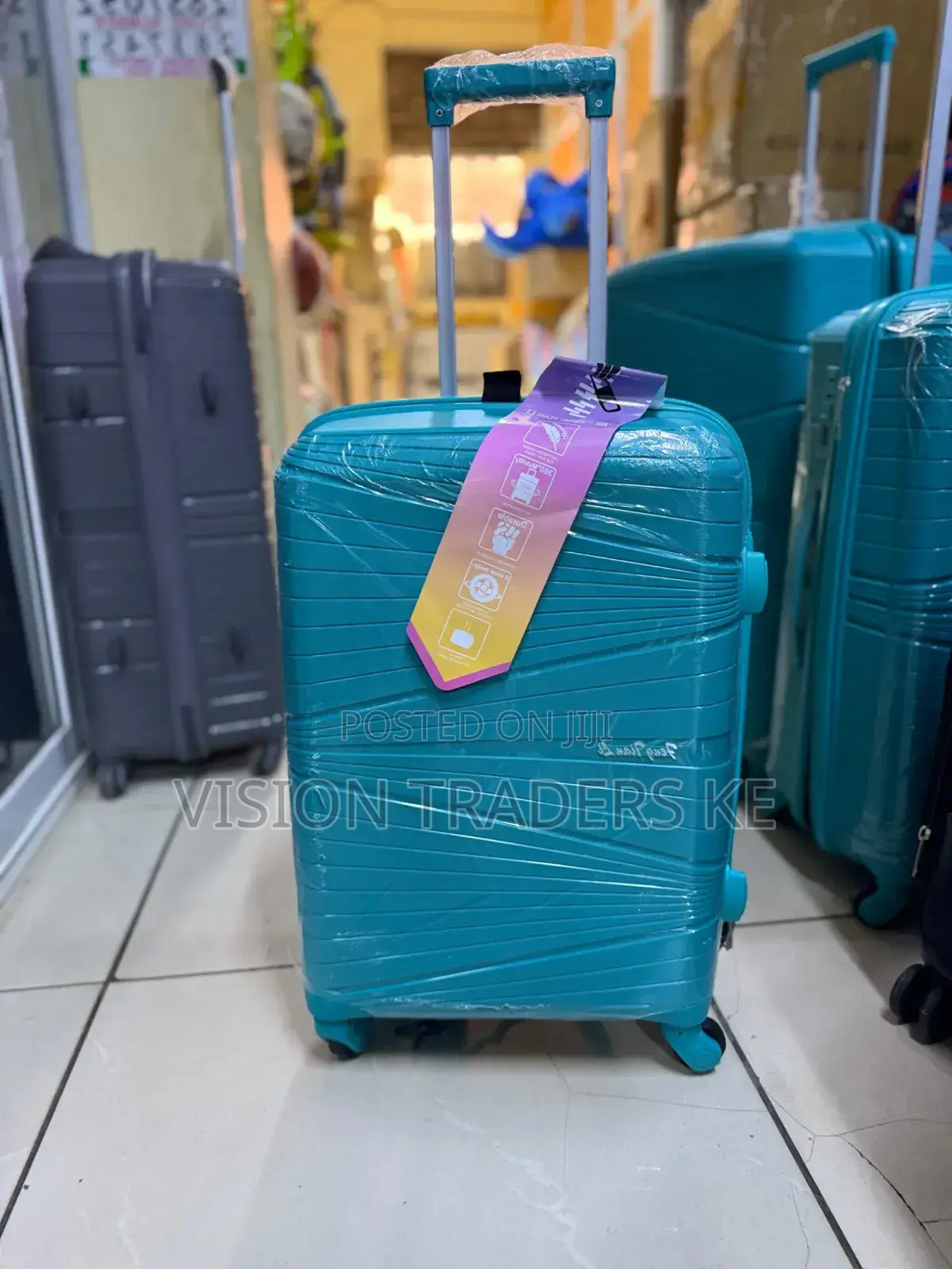 Small Size Rubber Suitcases Height 56cm