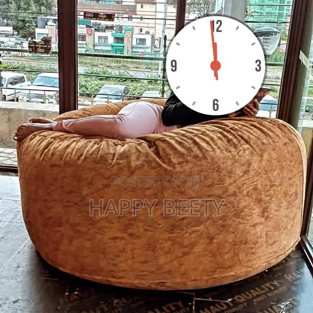 Heavy Fabric Beanbag Seat/Puff - main view