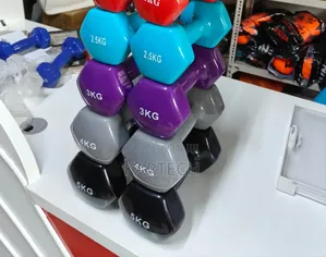 2.5kg Vinyl-Covered Aerobic Exercise Dumbbells (Pair)