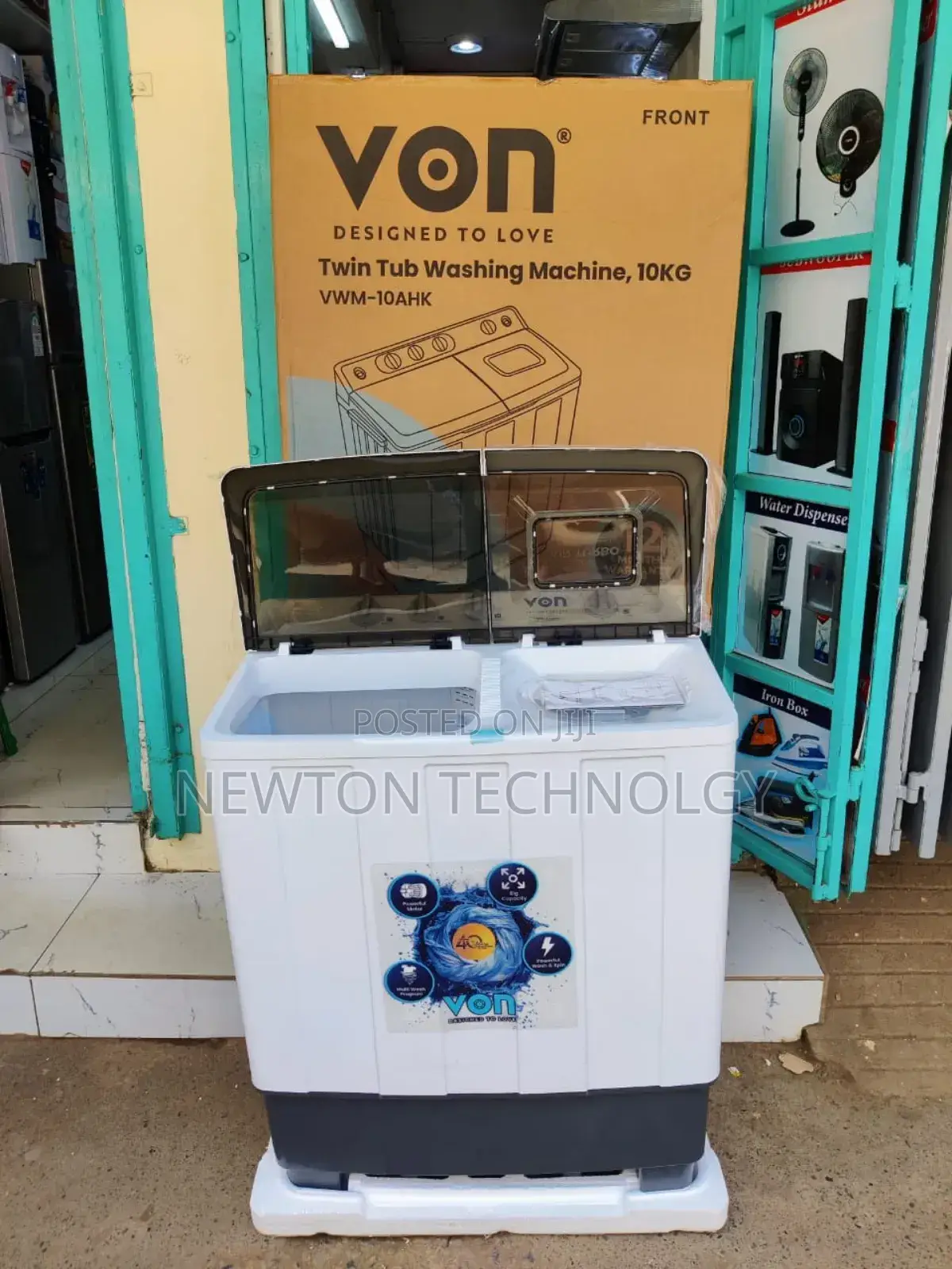 *Von 10kg Washing Machine, Twin Tub