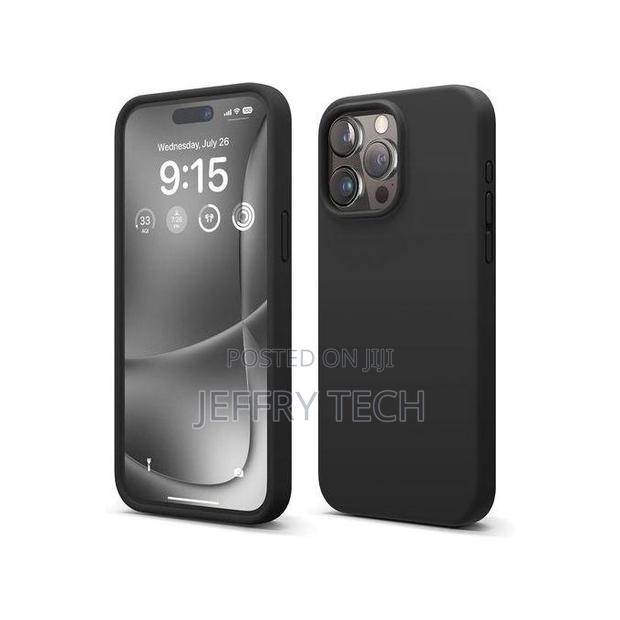 Phone 15 Pro Max Case, Liquid Silicone Case, Full Body Prote - main view