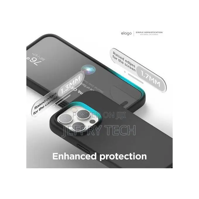 Phone 15 Pro Max Case, Liquid Silicone Case, Full Body Prote