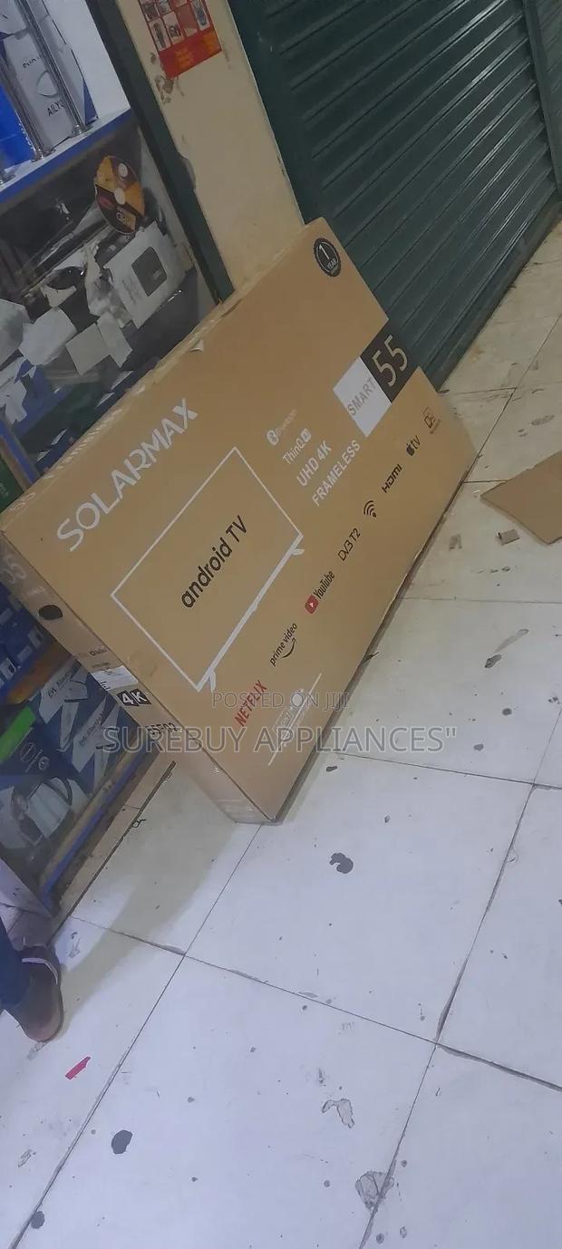 Solarmax 55" Smart Android Digital Tv :Netflix-Showmax - thumbnail 2