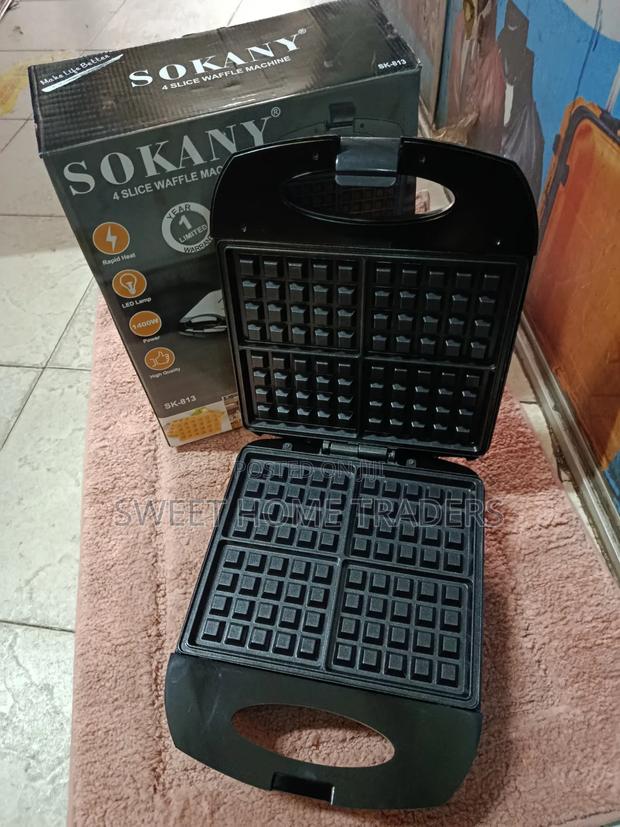 1400w Sokany 4 Slice Waffle Maker