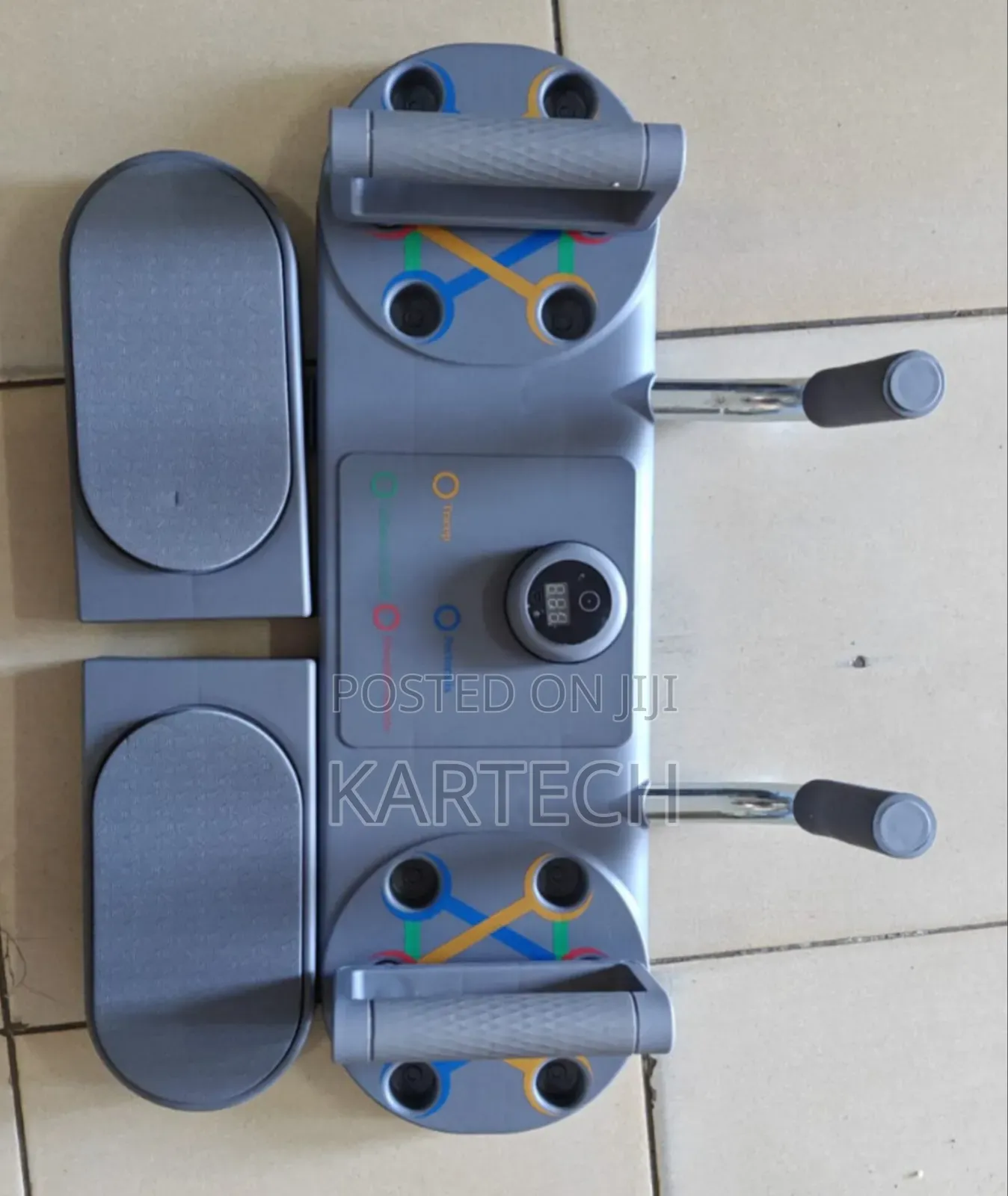 Smart Push Up Board With Resistance Bands and a Timer
