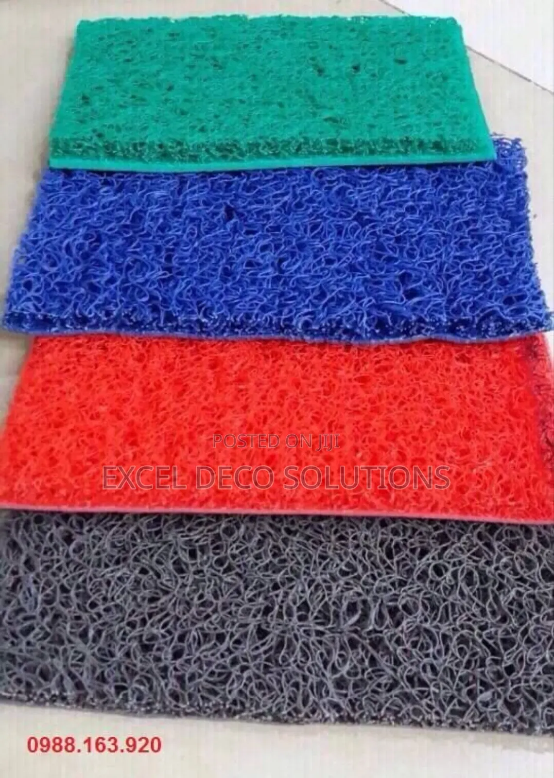Heavy-Duty Anti-Slip Shower Mat PVC Coil, Waterproof
