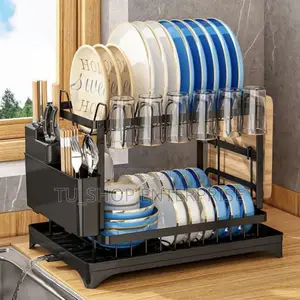 2layer Advanced Dishrack With Cups Holder
