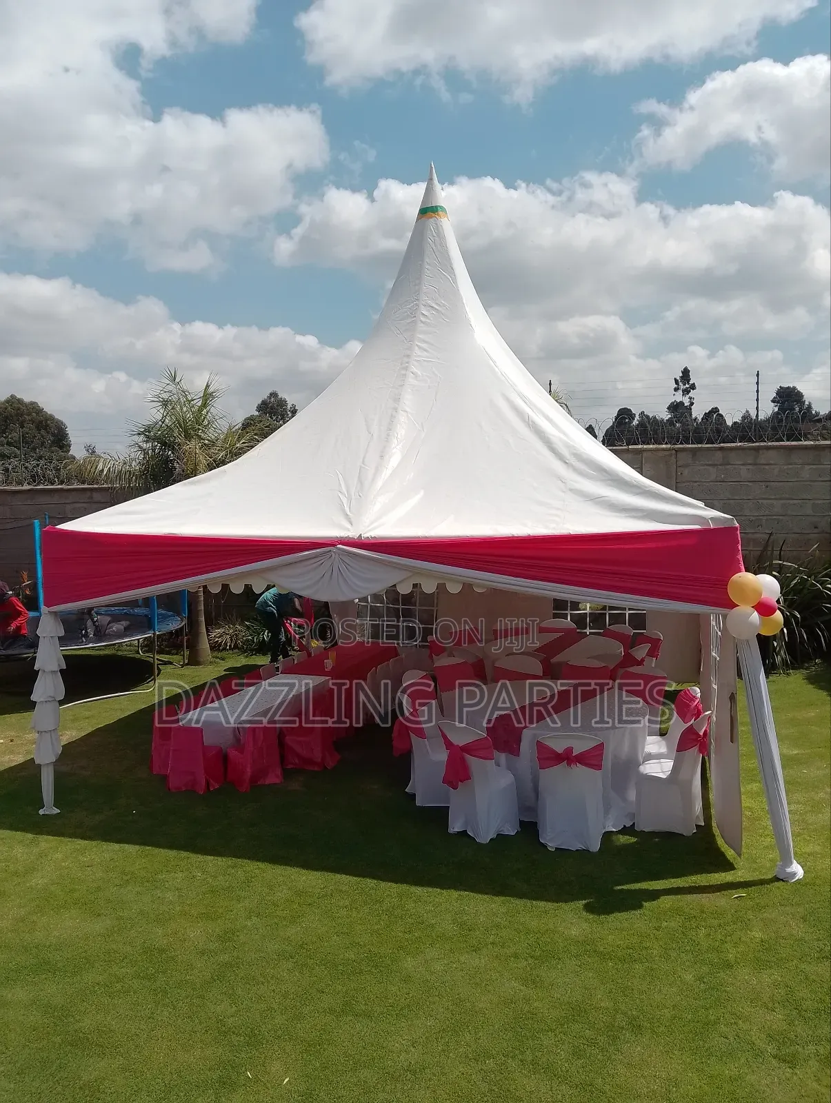 Tents, Pallazo Tents, Cocktail Tables and Chairs for Hire