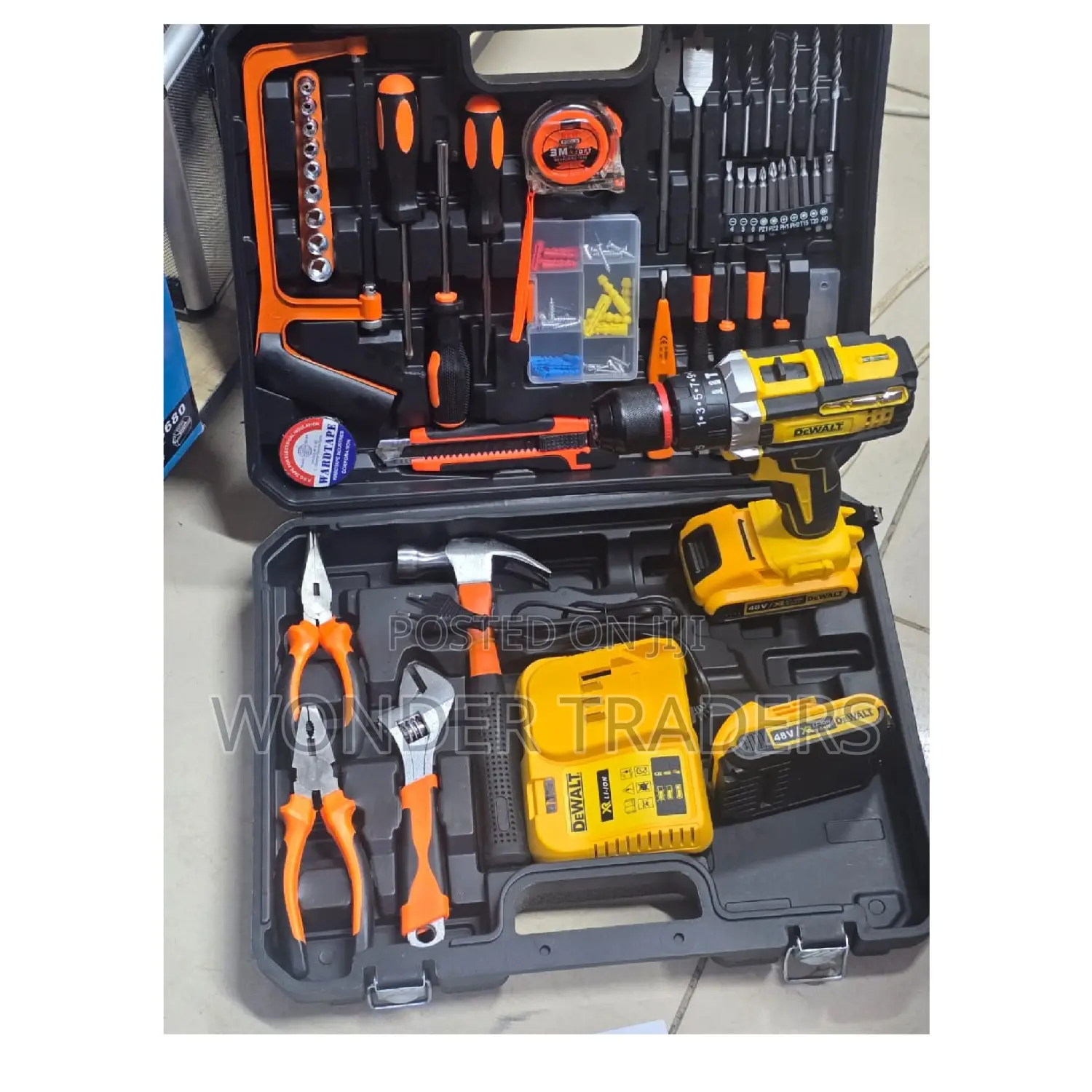 Dewalt 48v Cordless Toolkit 
108pcs Toolset