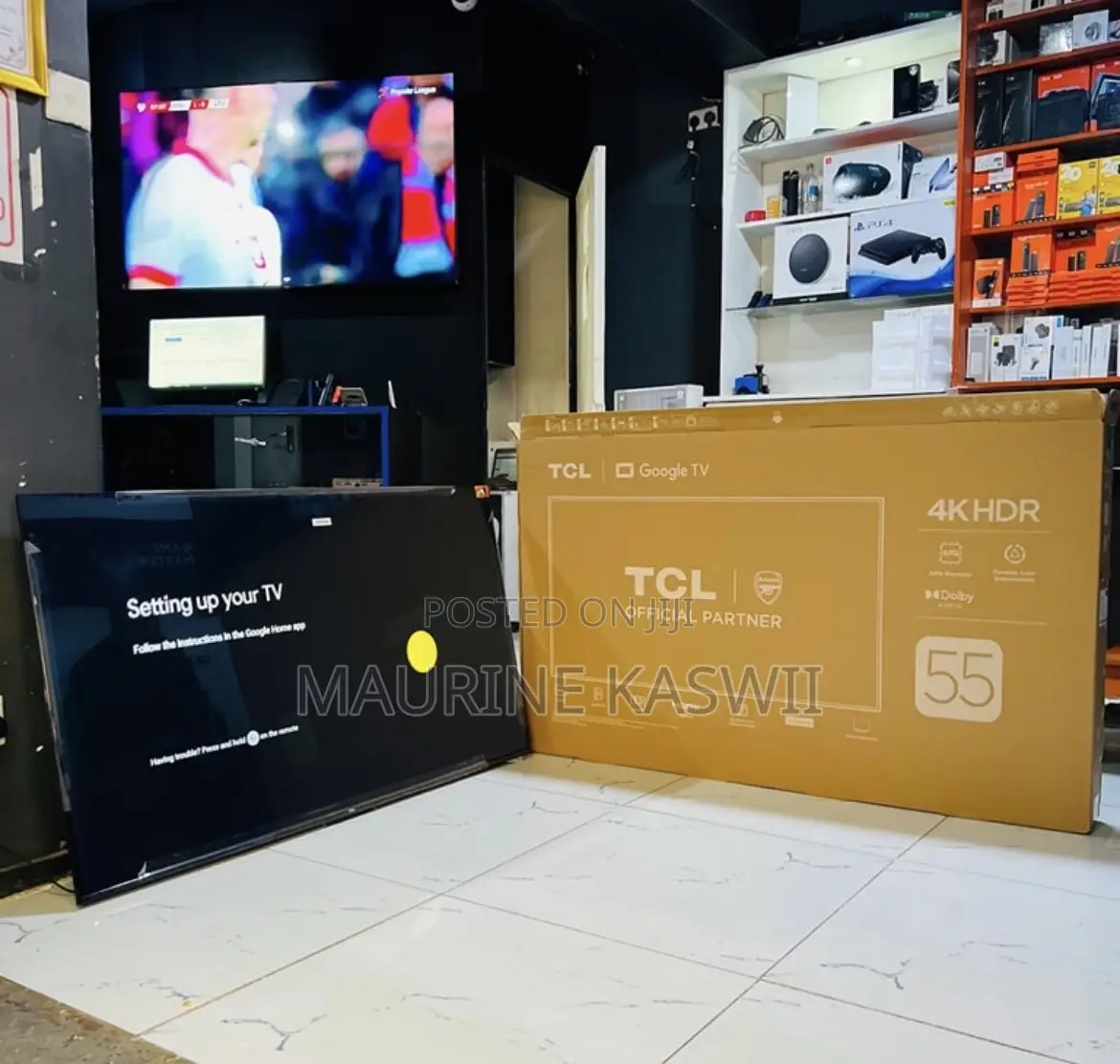 TCL 55 Inch Google Tv 55v6c Frameless Bluetooth
