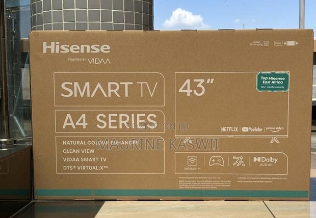 Hisense 43” Inch Smart Tv ,43 A4 Series (Powered by Vida - main view