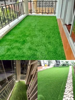 Artificial Green Grass Carpet Dust Free and Clean