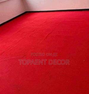 Study Room Floor Red 4mm Delta Wall to Wall Carpets - thumbnail 2