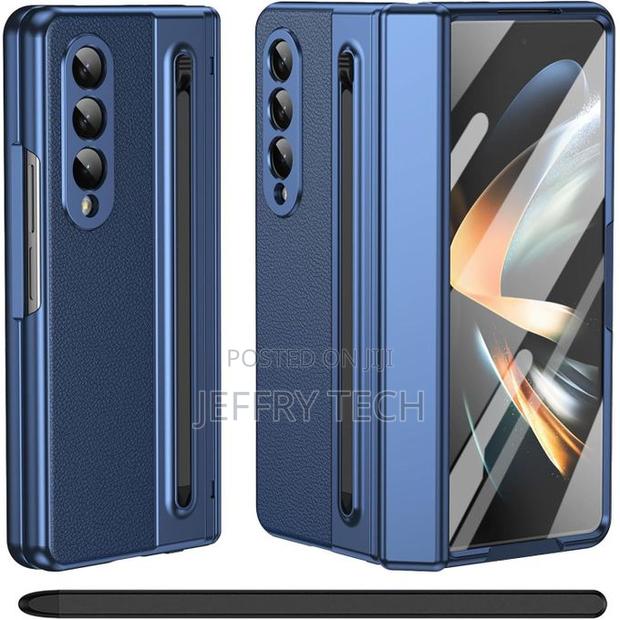 Foldino Leather Case Samsung Galaxy Fold 4 With S Pen Slot