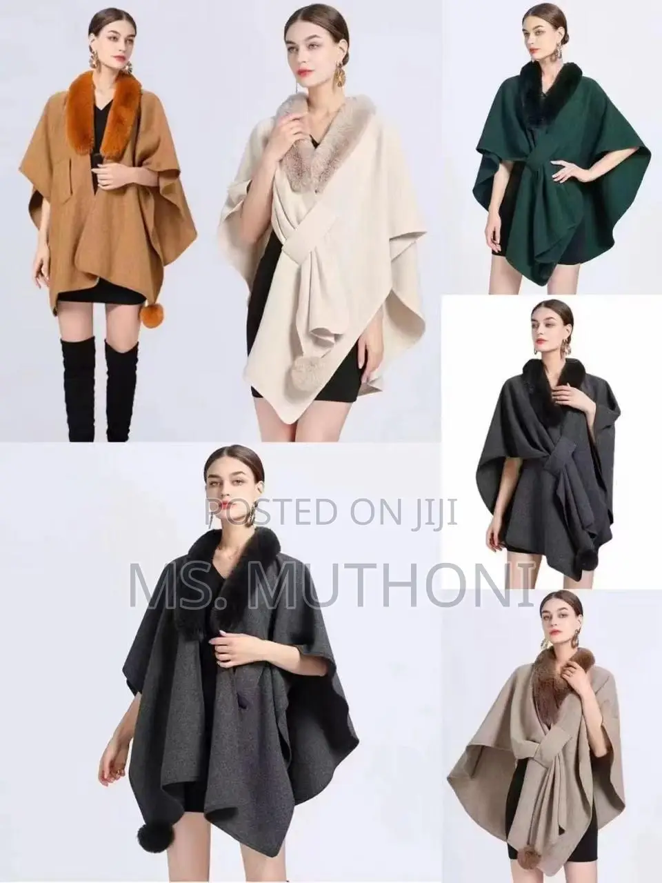 Warm Statement Cashmere Poncho