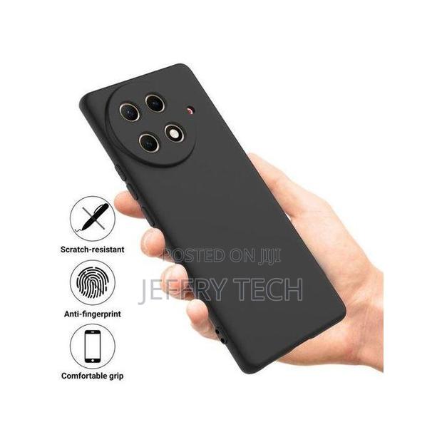 Liquid Silicone Phone Case for Tecno Camon 30s /30s Pro Blak - main view