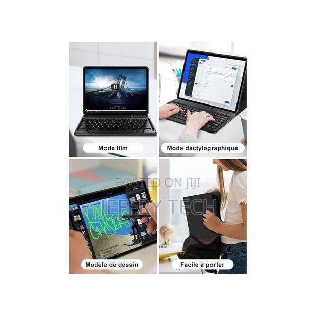 Keyboard Case for Samsung Galaxy Tab S9 Fe+/S9 Plus/S8 Plus/ - thumbnail 3