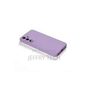Samsung A15 Original Silicone Back Case (Purple)