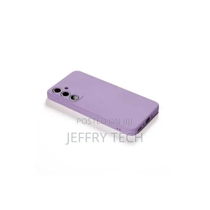Samsung A15 Original Silicone Back Case (Purple)