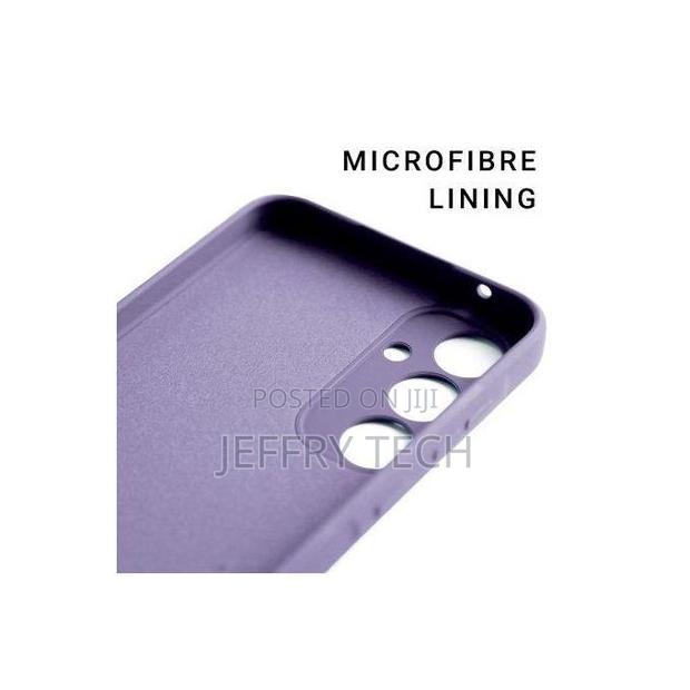 Samsung A15 Original Silicone Back Case (Purple) - thumbnail 3
