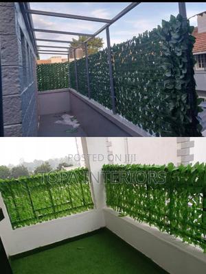 Green Leaf Artificial Mesh Privacy Fence for Balcony Shield - thumbnail 2