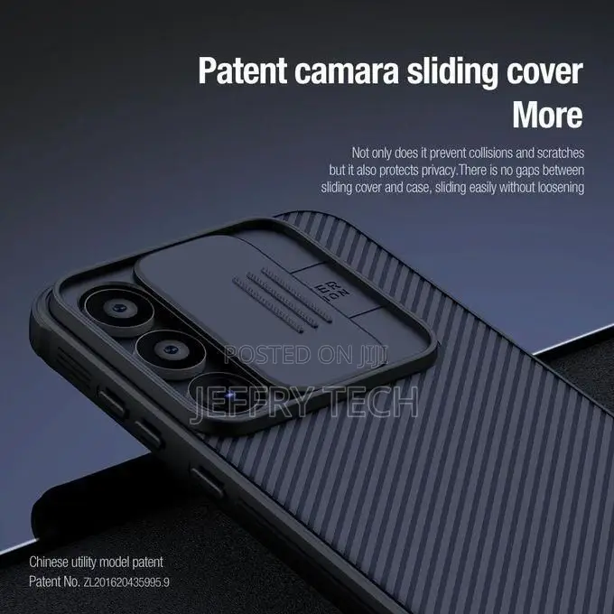 Samsung Galaxy A55 5g –Fit Shockproof Case With Slide Camera