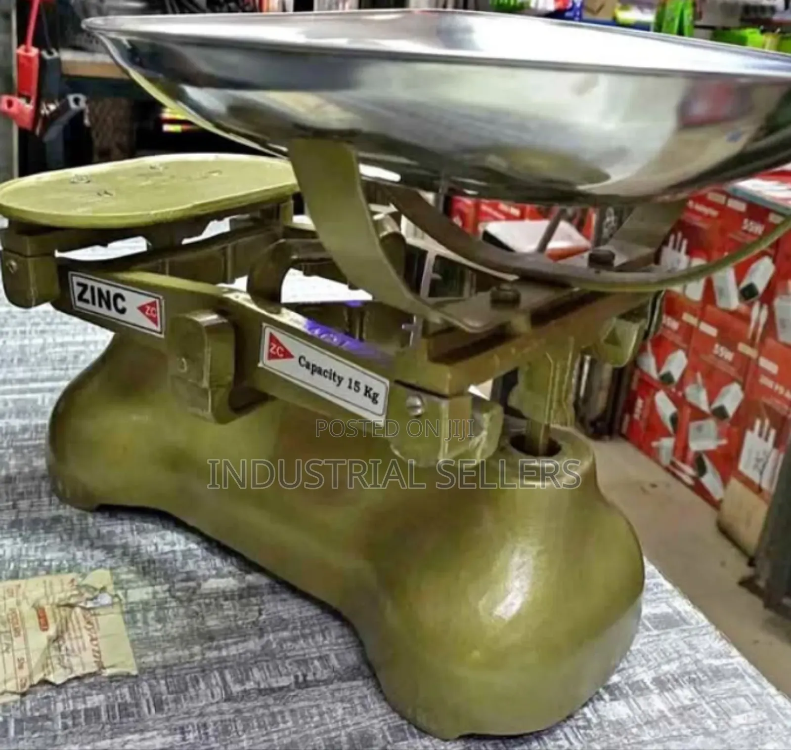 Confirmed Zinc Analogue Weighing Scale