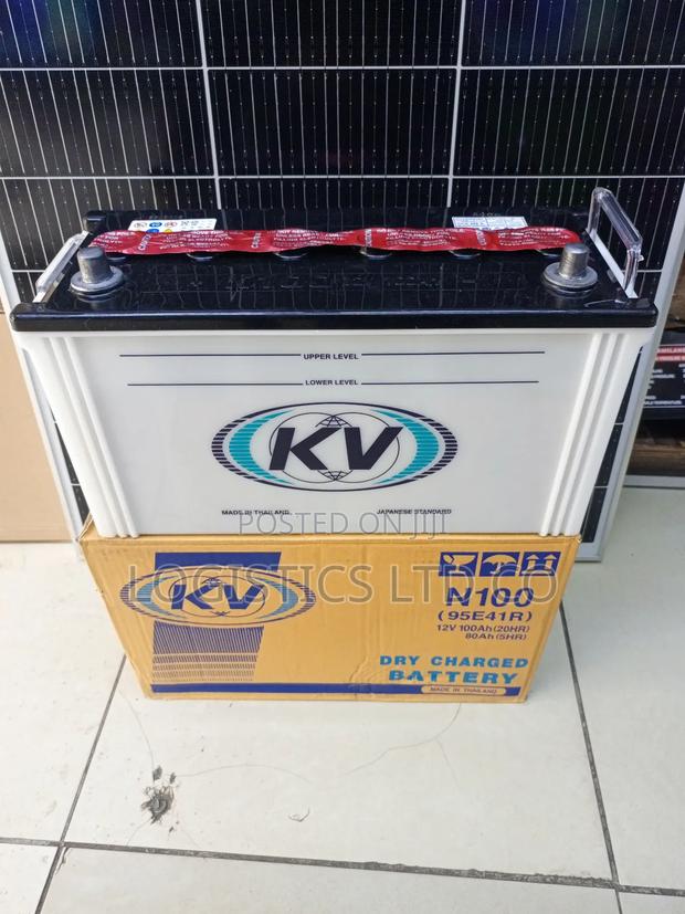 Kv N100 Wet Car Battery - thumbnail 2