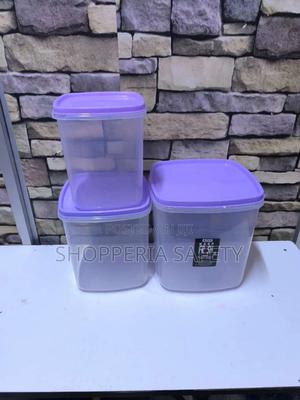 Plastic 3in1 Cereals Storage Containers - thumbnail 2