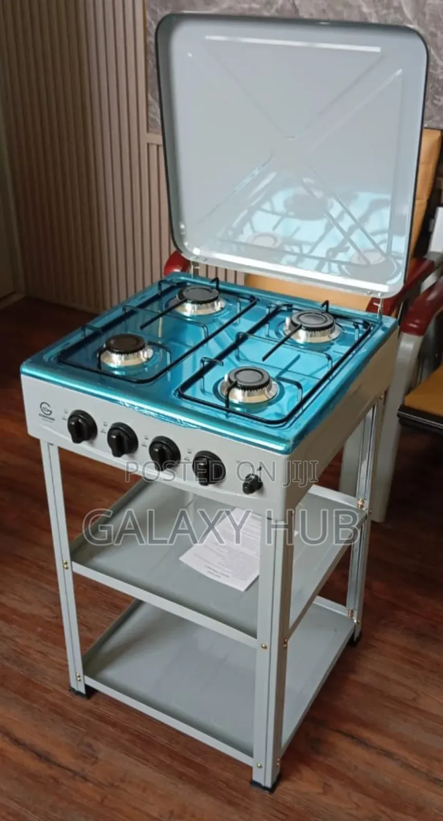 Eurochef Full Gas Standing Cooker With Shelves