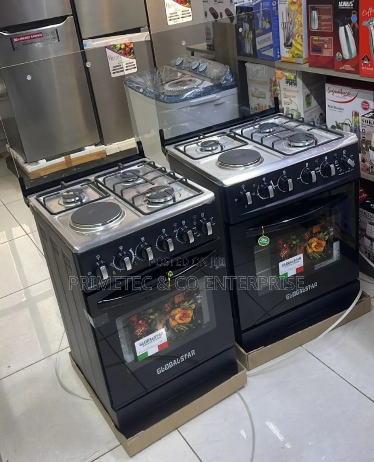 Black 50*55 Globalstar Jet 3+1 Cooker Electric Oven