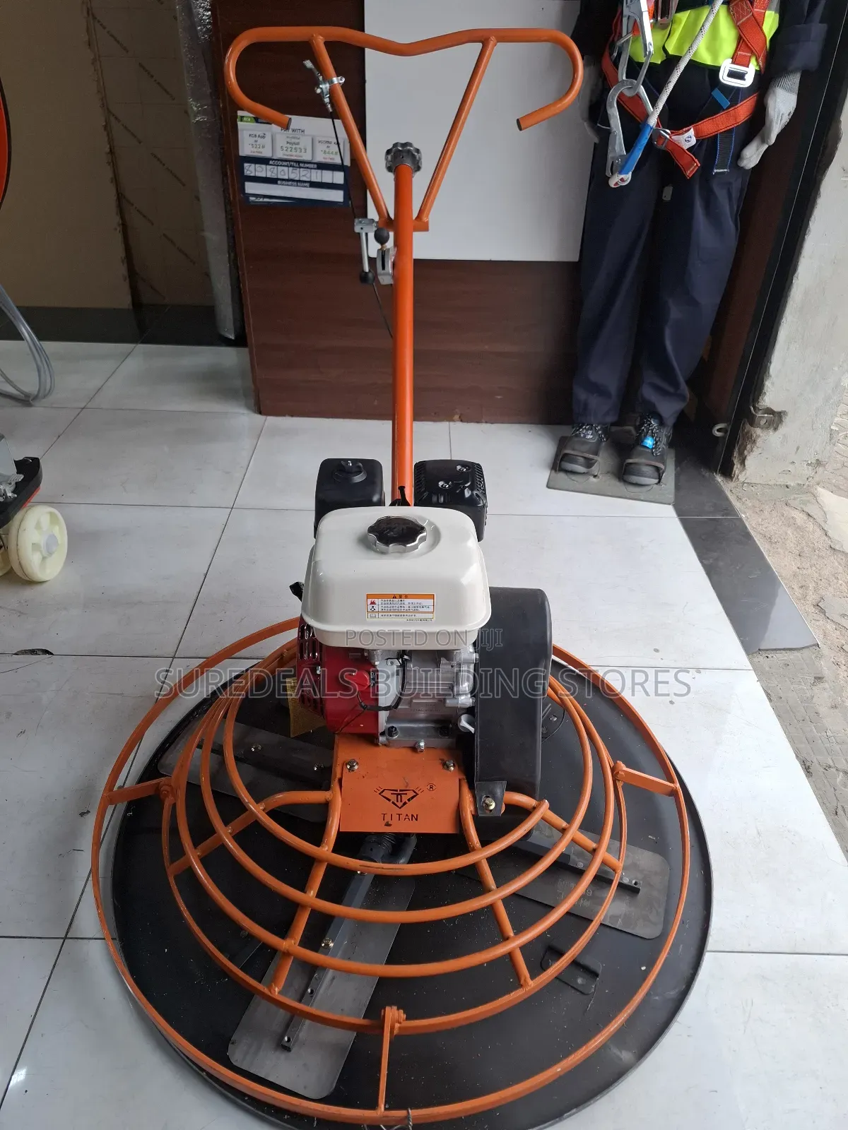 Walk-Behind Power Trowel Machine With Gx 160 Honda Engine