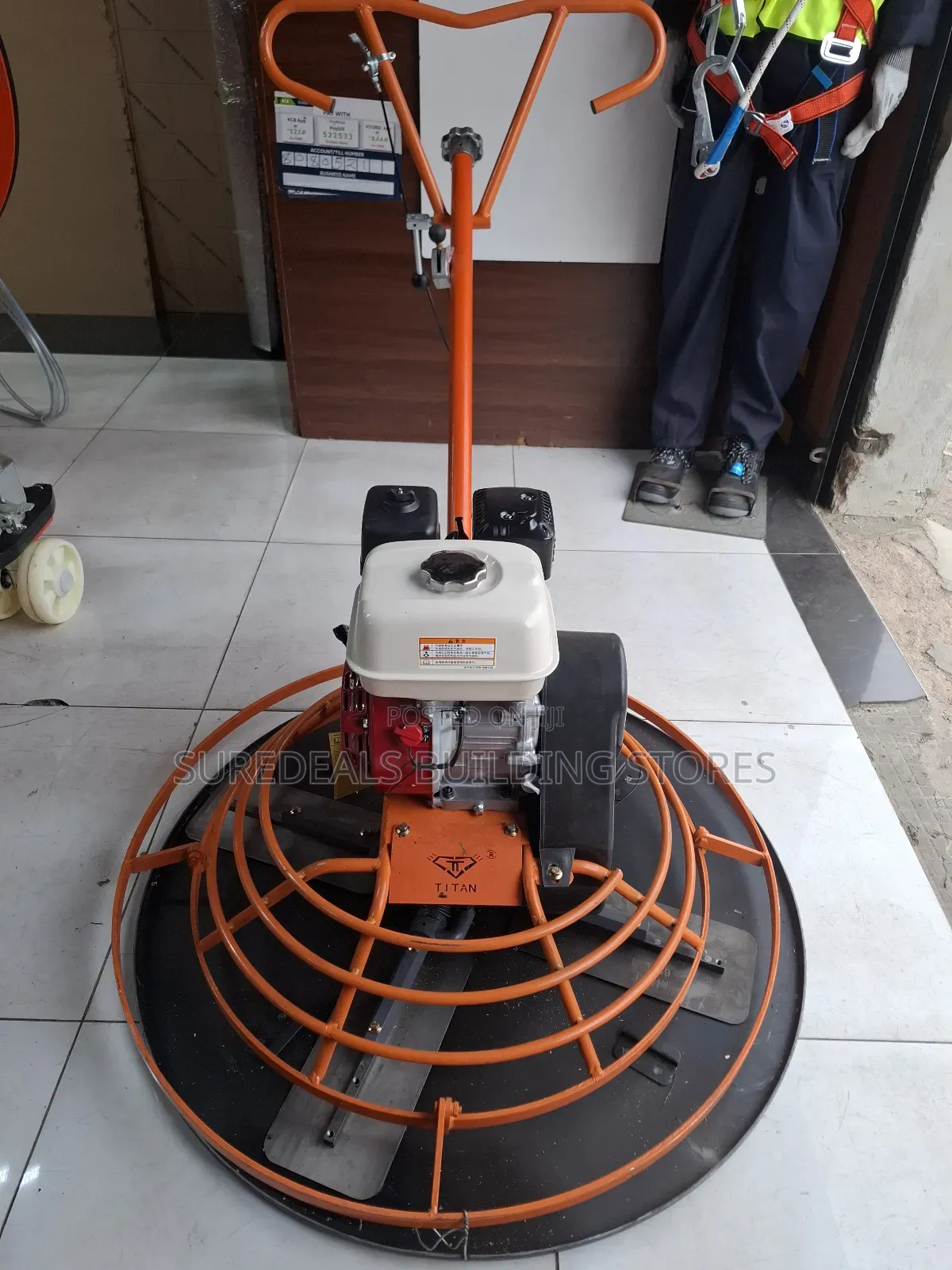 Walk-Behind Power Trowel Machine With Gx 160 Honda Engine