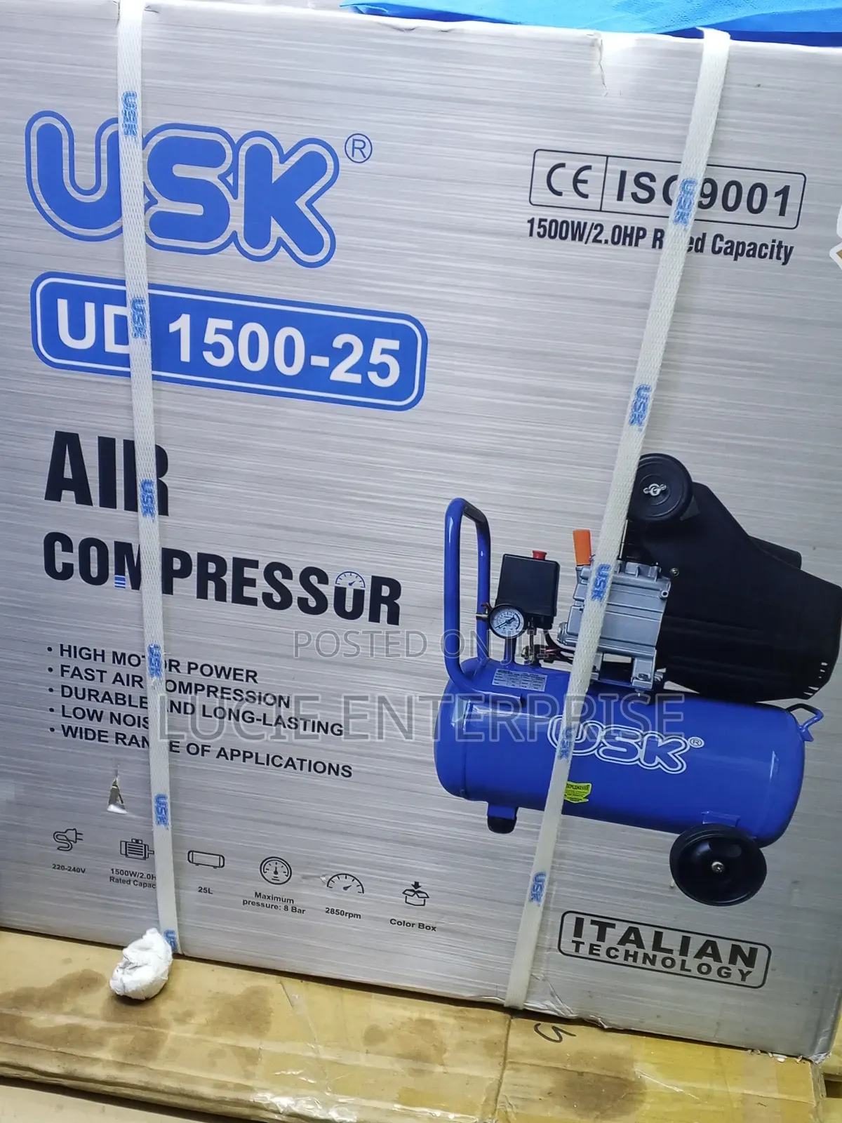 Usk Air Compressor 25l
