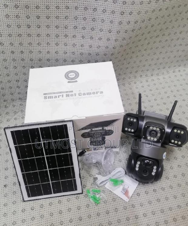 4g Triple Lens Solar CCTV Camera V380 CCTV 4g Camera - main view