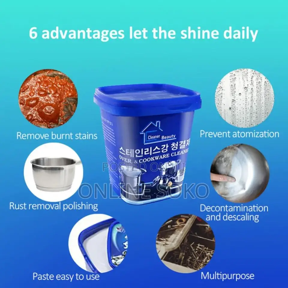 Multi-Purpose Oven Cookware Stain Remover Cleaner - 300g