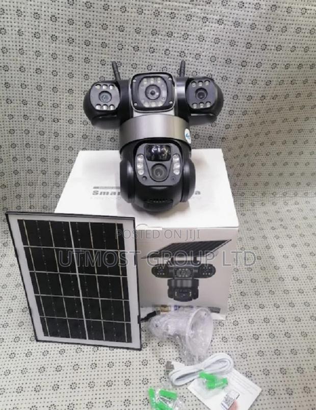 3-Lens 4g Solar Security Camera V380 Pro Outdoor PTZ - main view