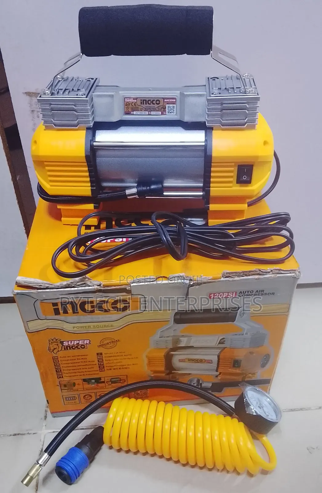 120psl Ingco Auto Air Compressor