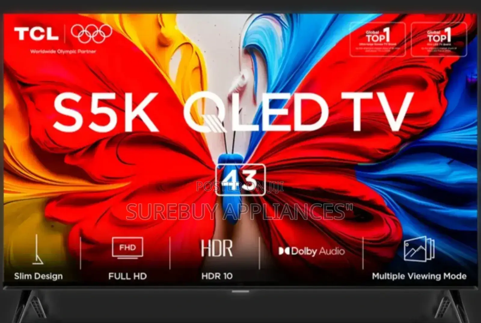 TCL 43 Inch Qled Google Tv Smart Android Full Hd